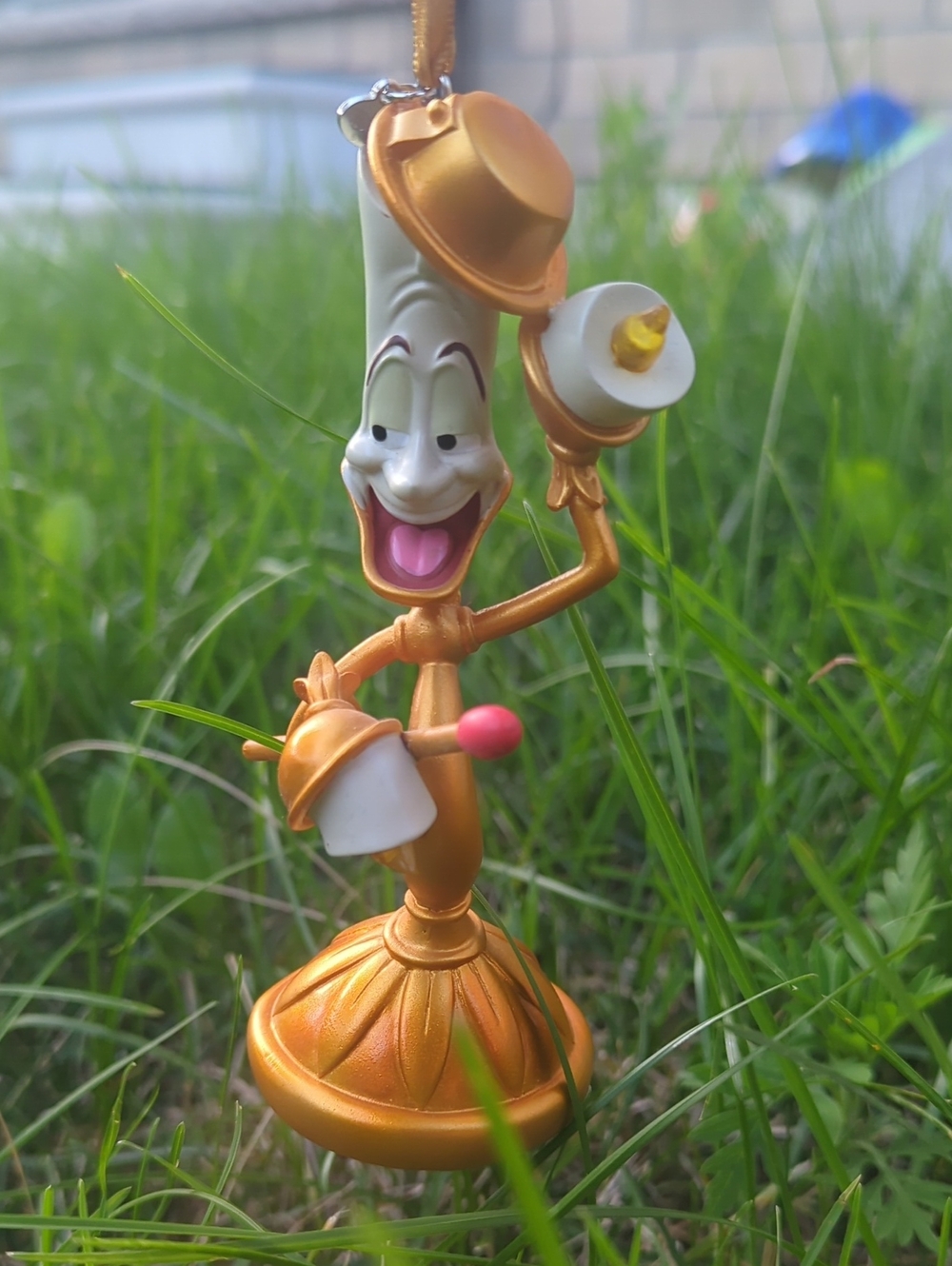 Lumiere Light-Up Sketchbook Beauty & The Beast  Christmas Ornament